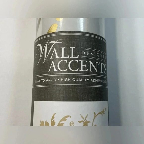 Designer Wall Accents - Gold  Foil Design – Adhesive Wall Art– BNIB. - Picture 3 of 10